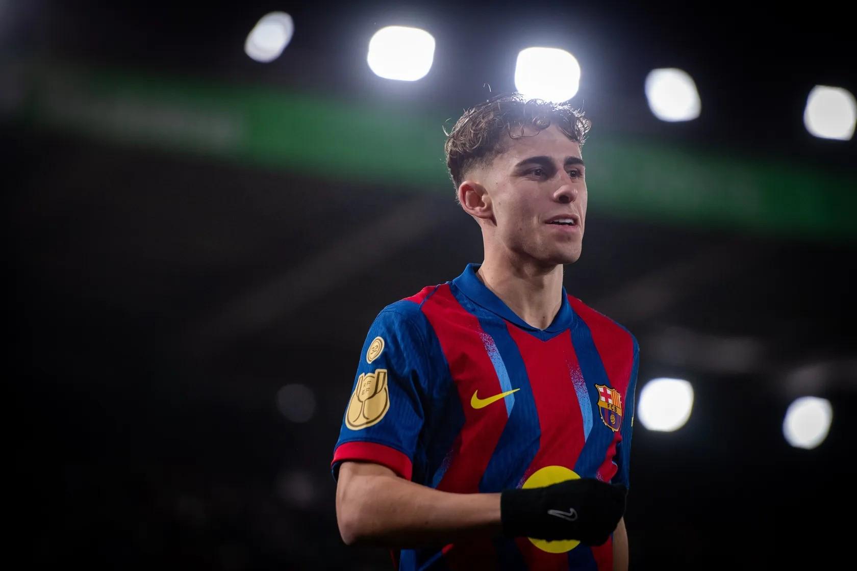 DB真人集团-费尔明本赛季参与18球创个人赛季新高,队内仅次于亚马尔